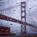Golden Gate Bridge on a rainy day